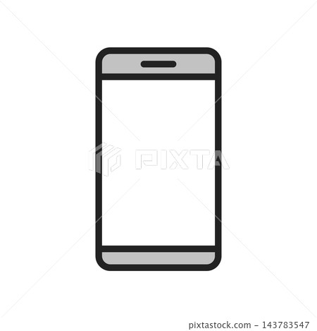 Simple smartphone illustration material 143783547