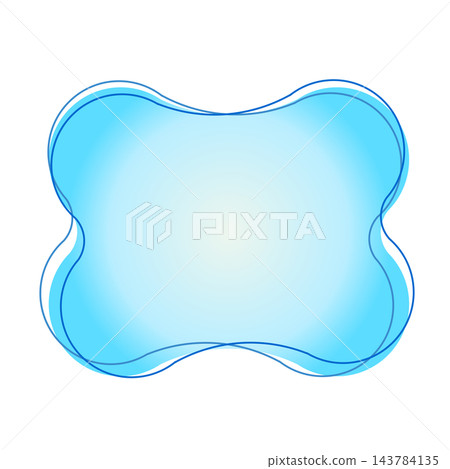 Amoeba-style frame (blue) Amoeba-style frame (blue) 143784135