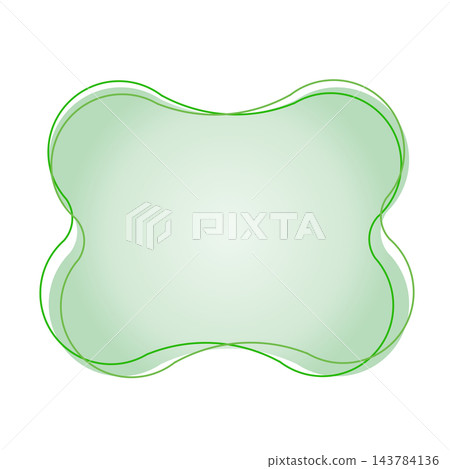 Amoeba-style frame (green) Amoeba-style frame (green) 143784136