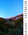251104 Snow-capped Mt. Torikabuto in Akiyama-go and terraced rice fields (Koakazawa) 143784196