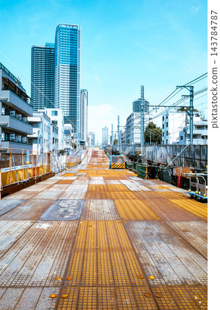東京雜司谷,地下隧道施工:蓋板與高層公寓大樓,2026年7月,b-4 淺色調 東京雜司谷,地下隧道施工:蓋板與高層公寓大樓,2026年7月,b-4 淺色調 143784787