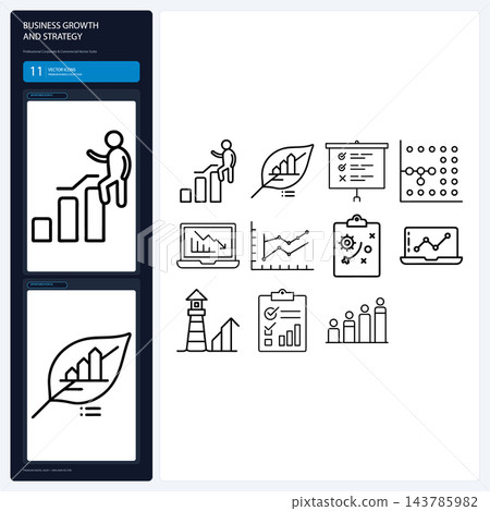 Business Growth and Strategy Market Performance Arrow Trend Icons Business Growth and Strategy Market Performance Arrow Trend Icons 143785982
