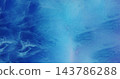 Steam texture. Watercolor ink. Blue white paint splash liquid spill on wet abstract sky background. Color art defocused dye fog mix. 143786288
