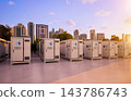 Energy storage systems or battery container units for smart city 143786743