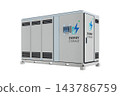 Energy storage system or battery container unit isolated 143786759