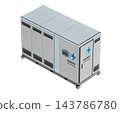 Energy storage system or battery container unit isolated 143786780