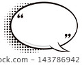 American comic-style speech bubble illustrations 143786942