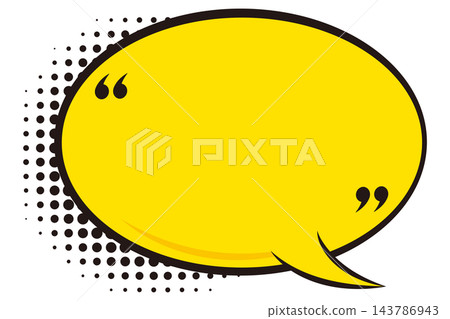 American comic-style speech bubble illustrations 143786943