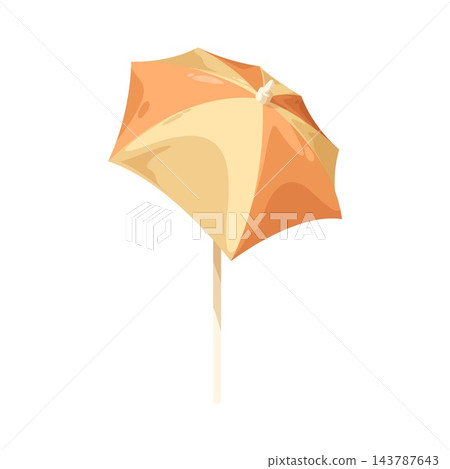Illustration of Beach Umbrella Illustration of Beach Umbrella 143787643