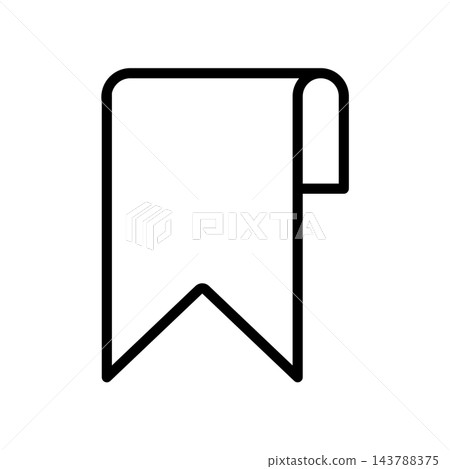 bookmark icon design vector template 143788375