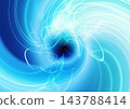 An abstract background with swirling lines of pale neon light. 143788414