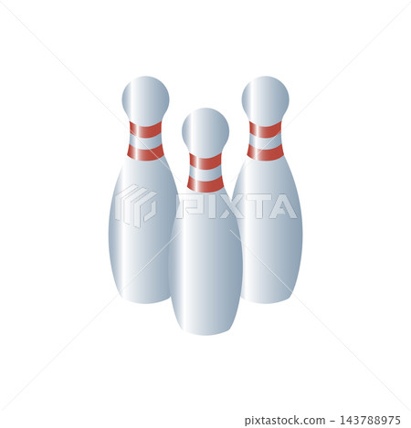 bowling pin icon vector illustration design bowling pin icon vector illustration design 143788975