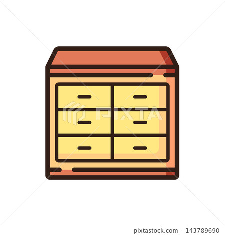 cabinet icon design vector template cabinet icon design vector template 143789690