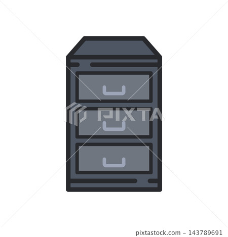 cabinet icon design vector template cabinet icon design vector template 143789691