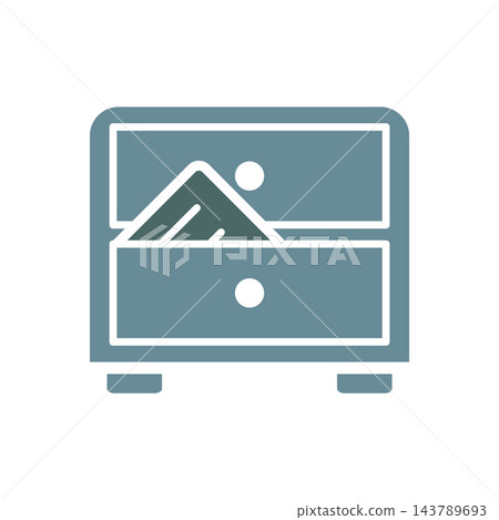 cabinet icon design vector template cabinet icon design vector template 143789693