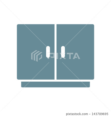 cabinet icon design vector template cabinet icon design vector template 143789695