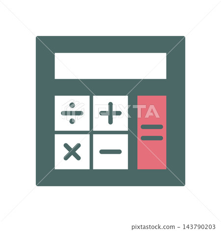 calculator icon design vector template 143790203