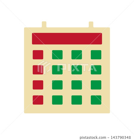 calendar icon design vector template 143790348