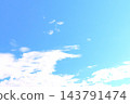 藍天白雲/背景素材 143791474