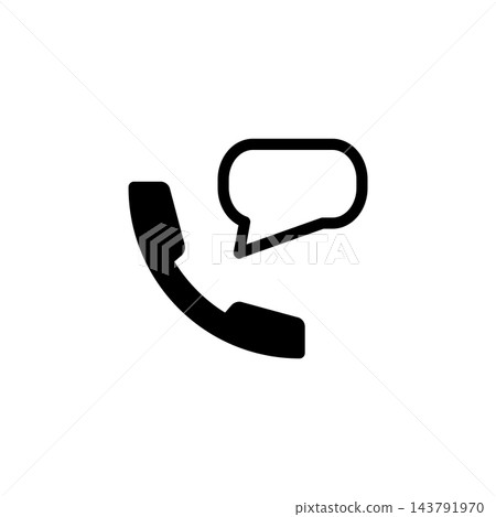 call bubble icon design vector template call bubble icon design vector template 143791970