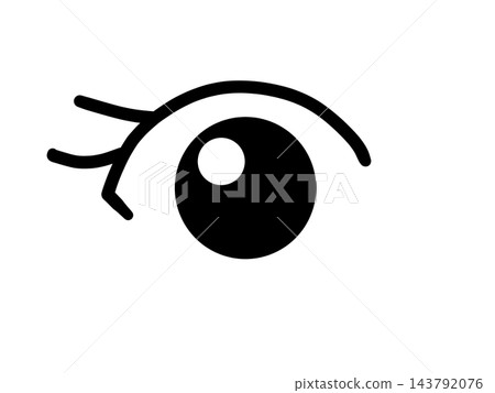 受虹膜辨識技術啟發，繪製了一個簡單的眼睛線條圖示。 143792076
