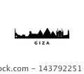 Vector Giza skyline. 143792251