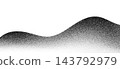 Noise grain wave background, dots gradient pattern 143792979