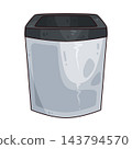 Illustration of Trash Can 143794570