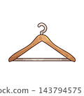 Illustration of Hanger 143794575