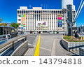 [Kanagawa Prefecture] The east exit of Totsuka Station under a refreshing blue sky. 143794818