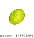 Mung beans (single item) - Hand-drawn watercolor illustration material 143794865