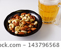 Mixed nuts and beer 143796568
