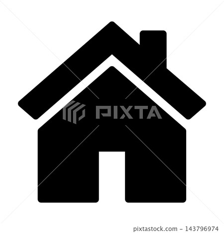 房屋輪廓圖標 房屋輪廓圖標 143796974
