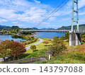 宮瀨湖濱公園景色：水之裡吊橋 143797088