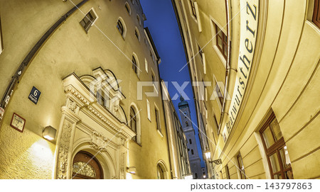 Typical Architecture, Munich, Germany Typical Architecture, Munich, Germany 143797863