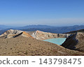 從白根山眺望湯釜山和榛名山 143798475