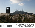 The autumn scenery of Utsukushigahara Plateau, with its swaying pampas grass. 143798602