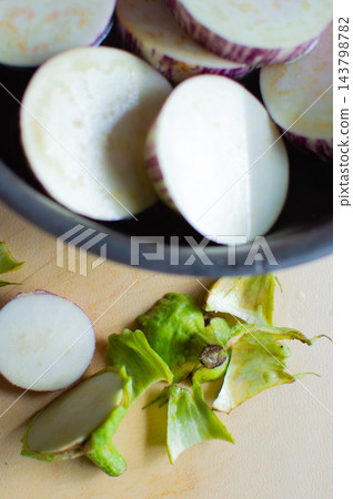 西部茄子,斑馬茄子 西部茄子,斑馬茄子 143798782