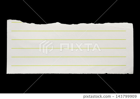 piece of lined paper tear isolated background piece of lined paper tear isolated background 143799909
