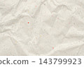 Abstract crumpled and creased recycle paper texture background 143799923