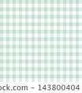 Pastel Mint Green and White Gingham Pattern 143800404