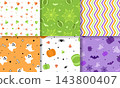 Cute Halloween Pattern Collection 143800407