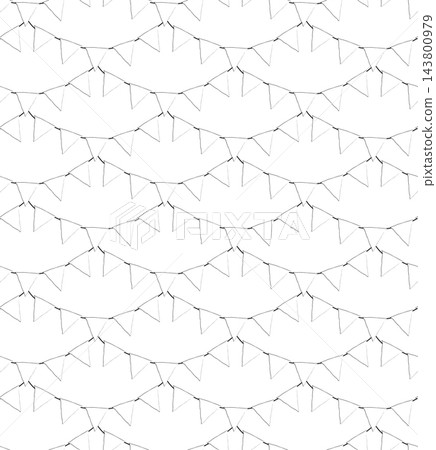 festive colorful bunting flags hanging on strings birthday seamless pattern Black and white hand drawn illustration. Vector graphic line ink art. creating a joyful and celebratory party designs. festive colorful bunting flags hanging on strings birthday seamless pattern Black and white hand drawn illustration. Vector graphic line ink art. creating a joyful and celebratory party designs. 143800979
