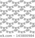 festive Black and white bunting flags hanging on strings birthday seamless pattern colored hand drawn illustration. Vector graphic line ink art. creating a joyful and celebratory party designs. 143800984