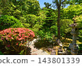 The garden of Shin-Yakushi-ji Temple The garden of Shin-Yakushi-ji Temple 143801339
