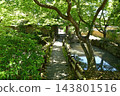 The garden of Shin-Yakushi-ji Temple The garden of Shin-Yakushi-ji Temple 143801516
