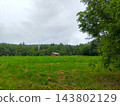 A handmade, isolated house standing in Furano 143802129