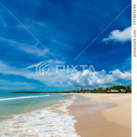 beach and tropical sea 143803249