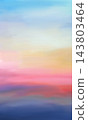 Soft pastel abstract gradient sky and horizon background 143803464