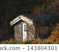 A cute mountain lodge-style weather station located on the Hachimantai Aspite Line in Iwate Prefecture. 143804301